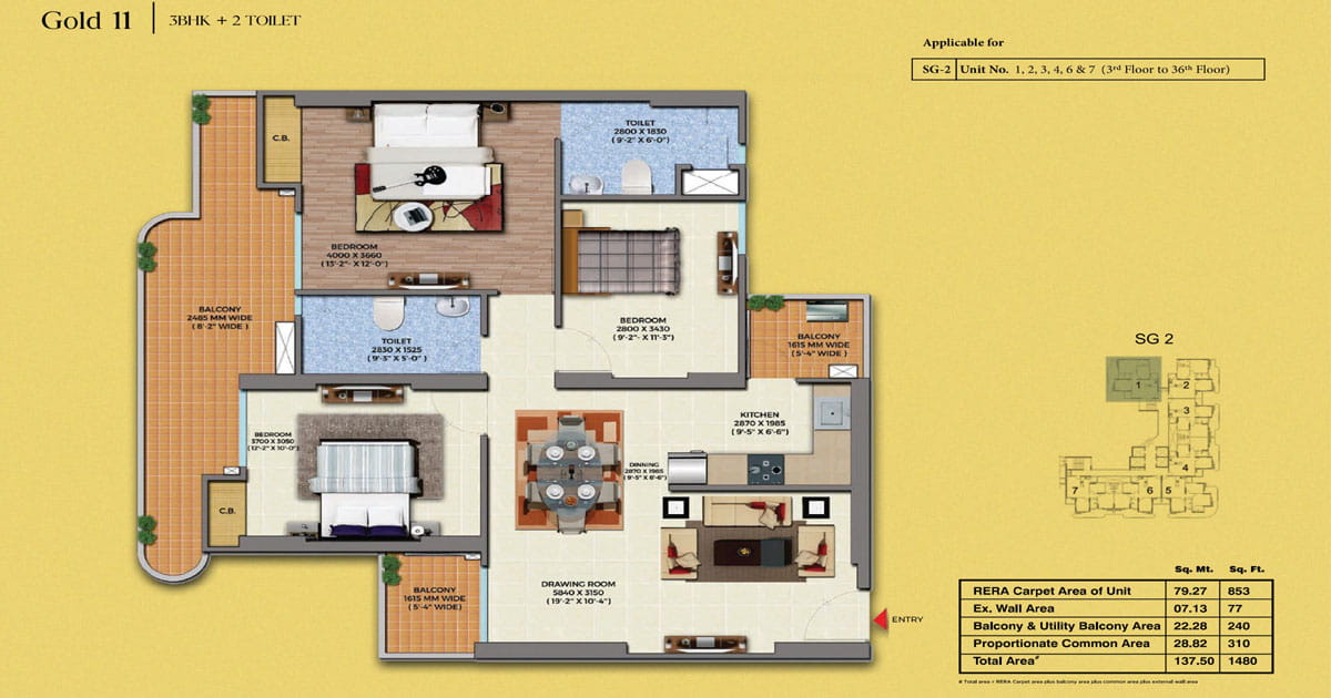 Saya Gold Avenue Indirapuram 3 Bhk Apartment Saya Gold Avenue Indirapuram 3 Bhk Apartment