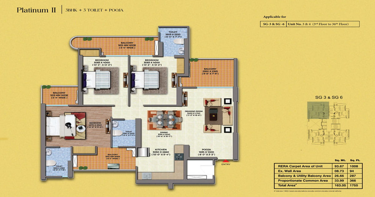 Saya Gold Avenue Indirapuram 3 Bed Apartment Saya Gold Avenue Indirapuram 3 Bed Apartment