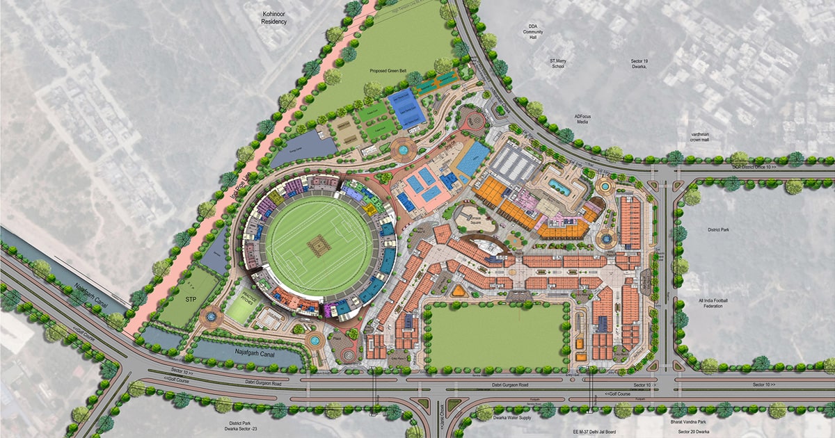 The Omaxe State Dwarka Site Plan