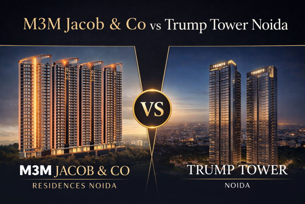 M3M Jacob & Co Residences vs Trump Tower Noida | Comparison M3M Jacob & Co vs Trump Tower Noida Comparison